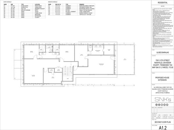 Residential Final plan drawing sheet