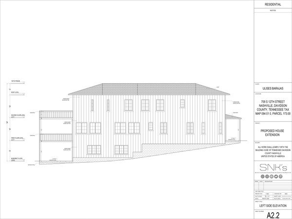 Residential final permit drawings