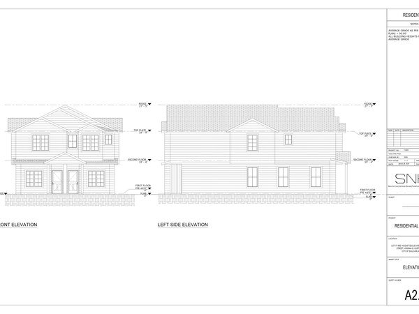 Stormpro building elevation sheet
